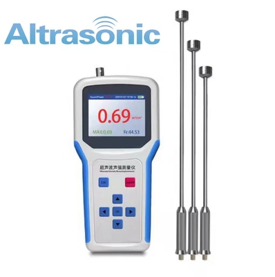 Blauw ultrasoon geluidsintensiteitsmeetinstrument voor vloeistof